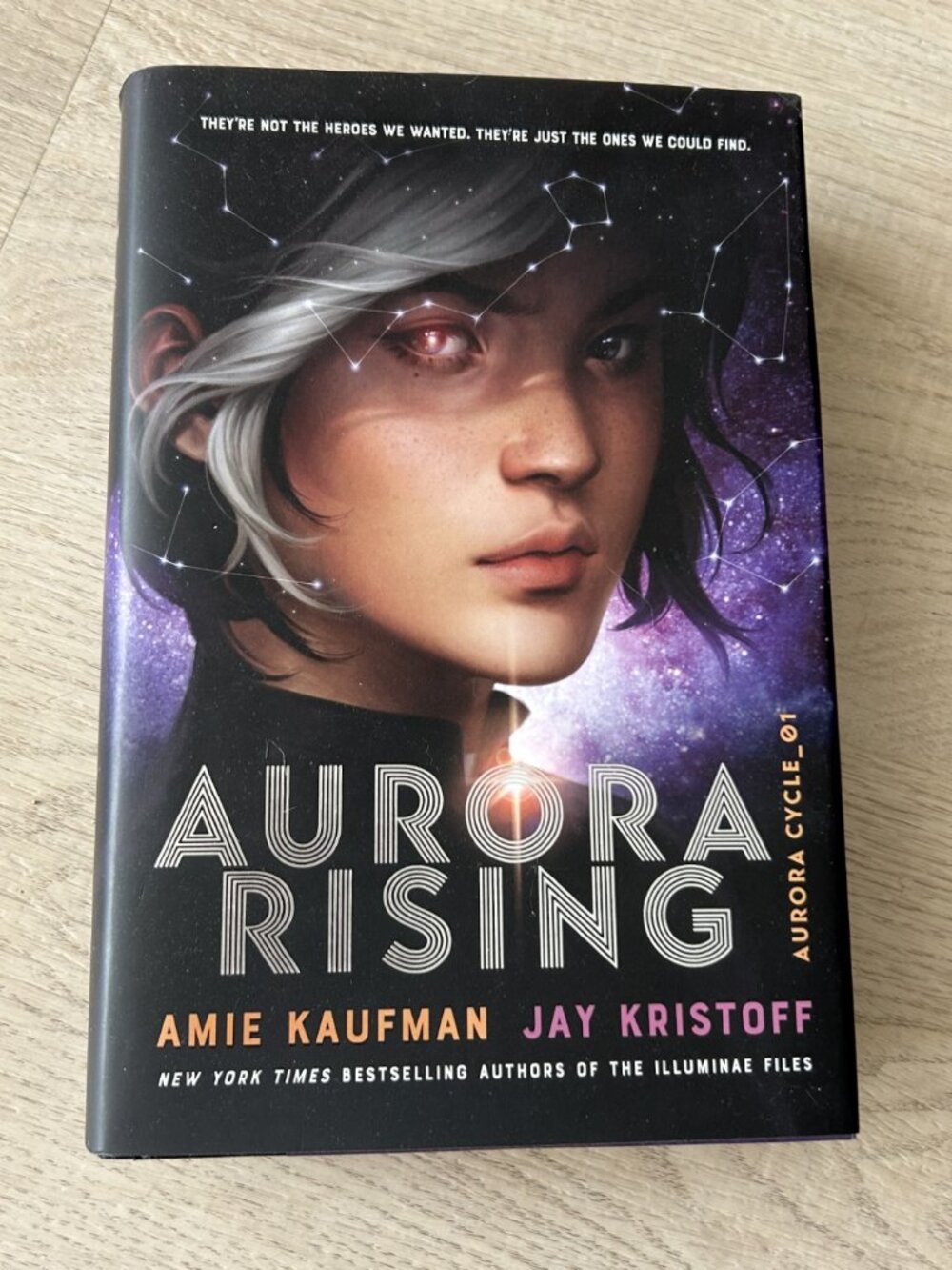 Aurora Rising- Jay Kristoff & Amie Kaufman; hardcover